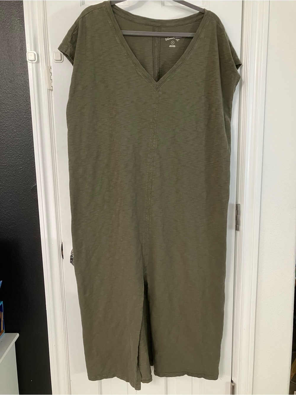 Universal Thread Olive V-Neck Maxi Dress
